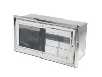 Urnový rámeček se skříní pro dvě urny š490 x v360 x h290 mm v barvě matně černé